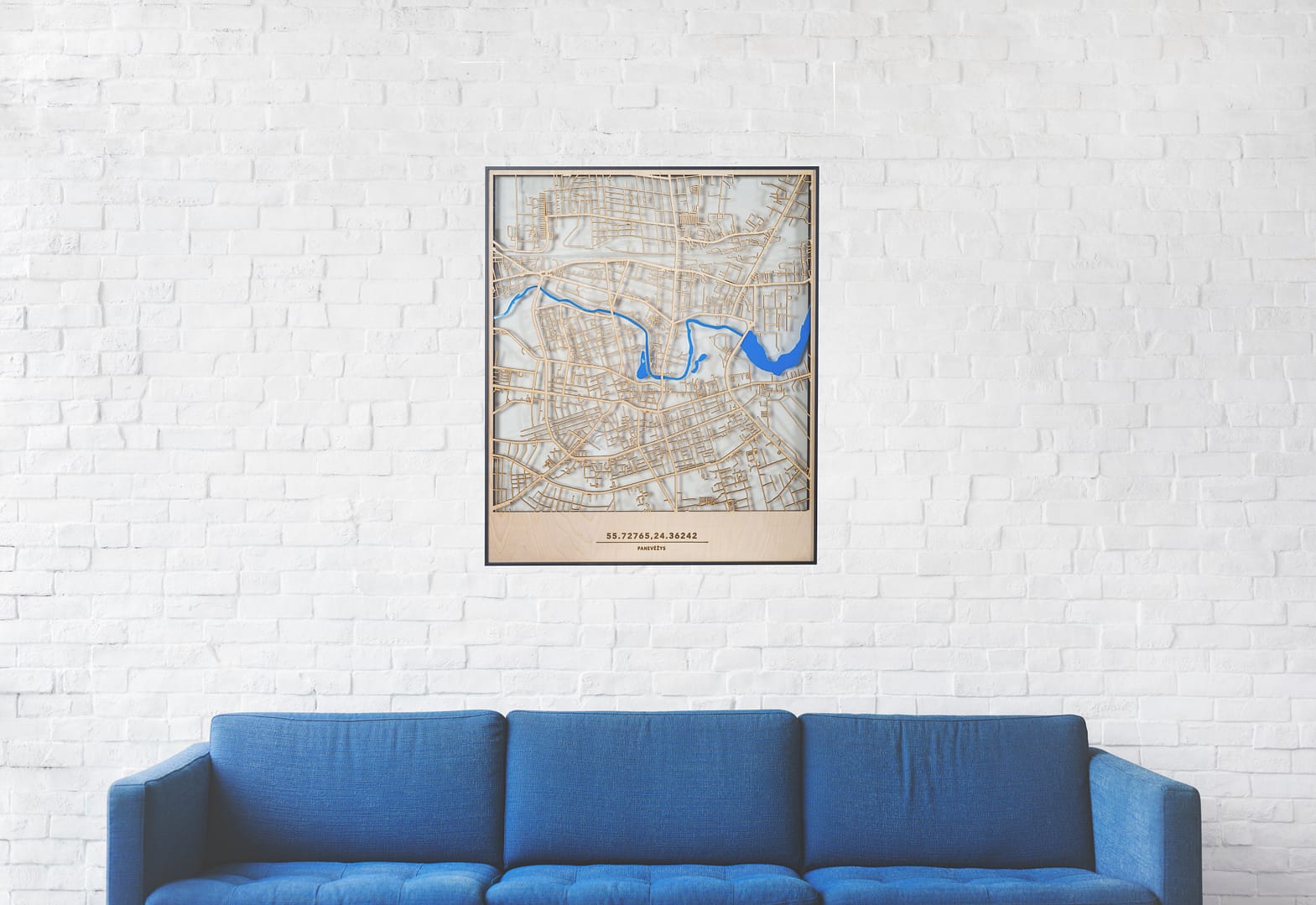 Skaidrus Panevėžio žemėlapis